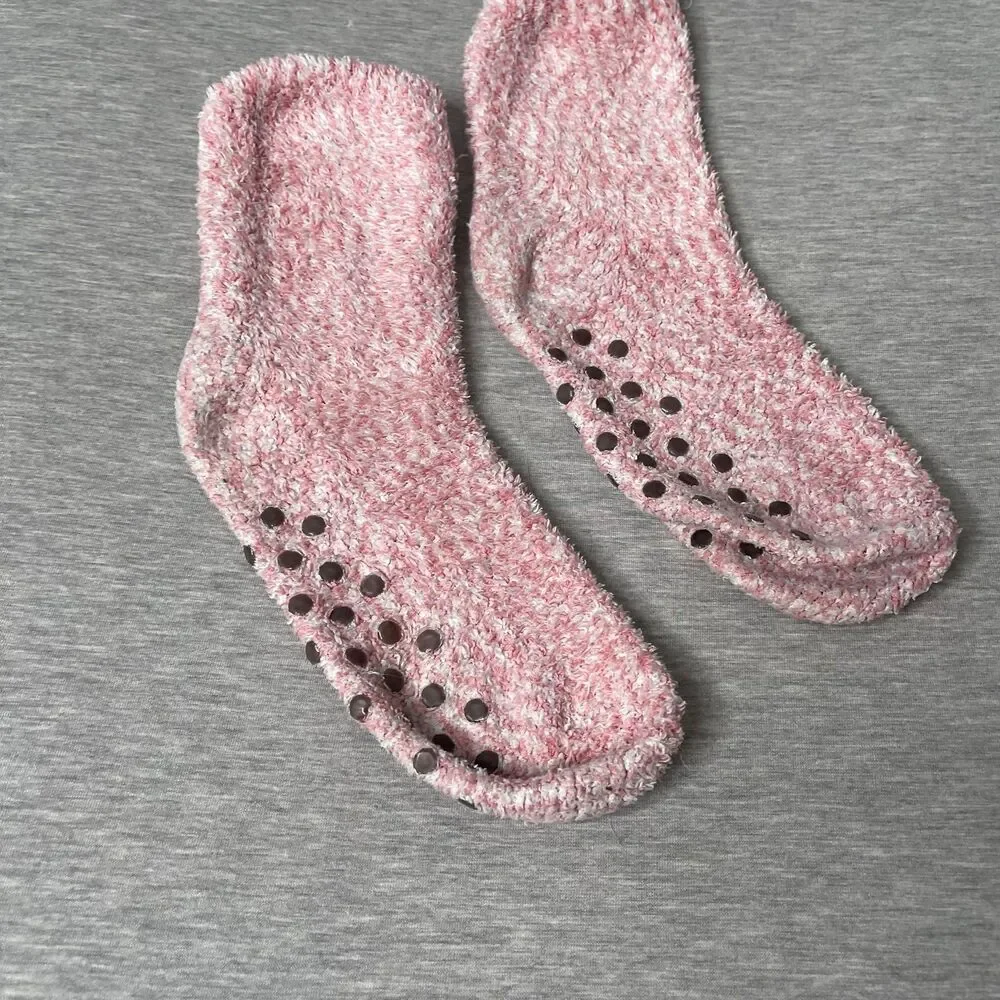 Victoria’s Secret PINK Soft Pink Cozy Plush Crew Socks